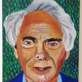 Jules, 28 x 20 cm, olie op houten paneel